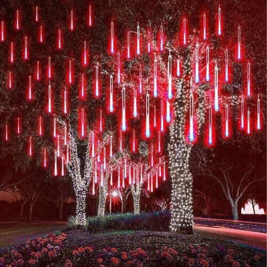 Λαμπάκια LED Κόκκινα τύπου Μετεωρίτης
