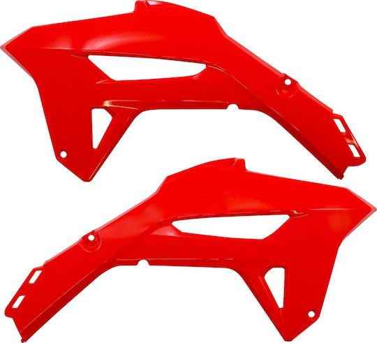 UFO Προστατευτικό Ψυγείου Μοτοσυκλέτας Honda CRF 450 Κόκκινο