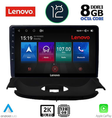 Lenovo Ηχοσύστημα Αυτοκινήτου για Peugeot 206 (Bluetooth/USB/AUX/WiFi/GPS) με Οθόνη Αφής 9"