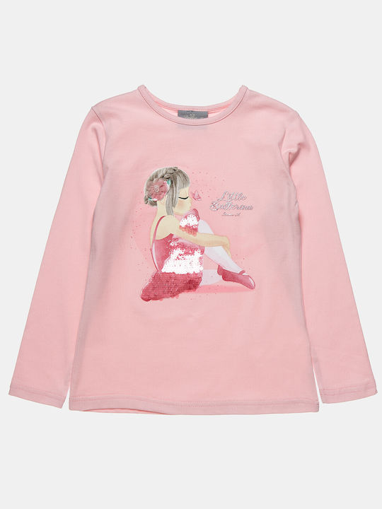 Alouette Kids Blouse Long Sleeve Pink