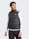 Essentials 3-Stripes Light Down Vestă Puffer De Iarnă Neagră