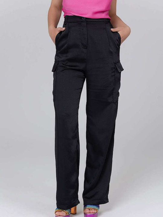 Twenty 29 Women's High-waisted Fabric Cargo Tro...