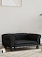 vidaXL Sofa Dog Bed Black 70x45cm