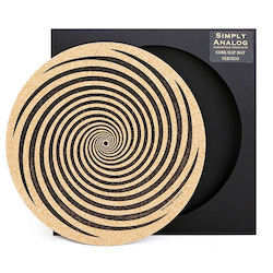 Simply Analog Cork Slipmat Cork Mat Vertigo