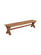 Bench Outdoor Wooden 220x40x45cm