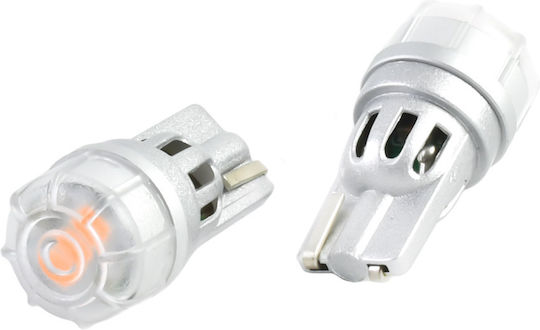 NovSight Lamps Car & Motorcycle T10 / W5W Canbus LED Orange 12V 3W 2pcs