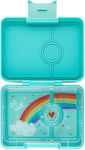 Yumbox Kids Lunch Plastic Box Light Blue