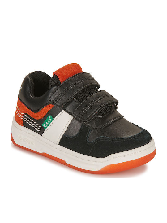 Παιδικά Sneakers με Σκρατς Μαύρα