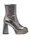 Stiefeletten Damen Silber