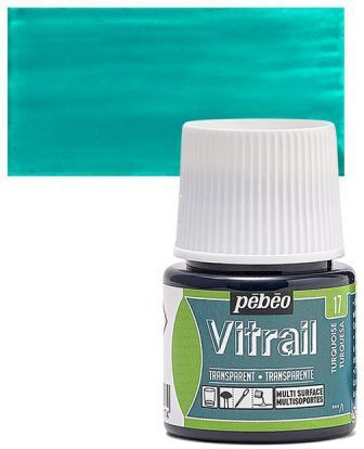 Pebeo Handwerkliche Farbe Türkis Für Glas 45ml