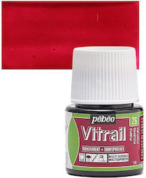 Pebeo Handwerkliche Farbe Rot Für Glas 45ml