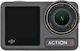 DJI Osmo Action 4 Standard Combo Action Camera 4K Ultra HD Υποβρύχια με WiFi Μαύρη με Οθόνη 2.25"