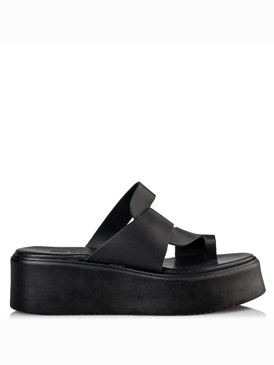 Envie Shoes Καλοκαιρινές Γυναικείες Πλατφόρμες Μαύρες