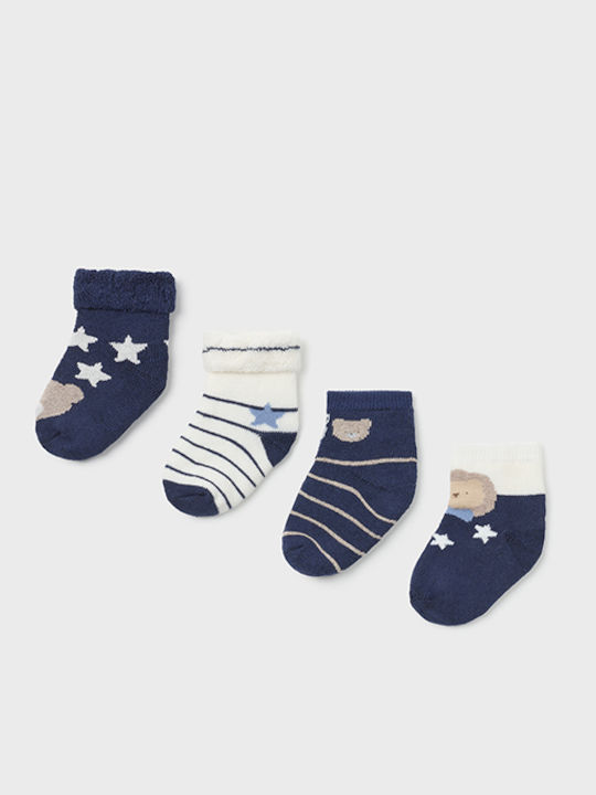 Mayoral Kids' Socks Dark blue. 4 Pairs