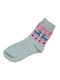 YTLI Knee-High Socks Gray