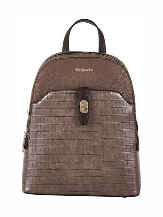 Privata Damen Tasche Rucksack Tabac Braun