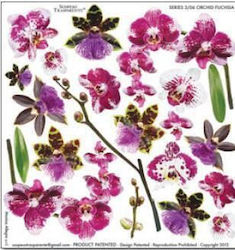 Tissue paper Decoupage Fuchsia