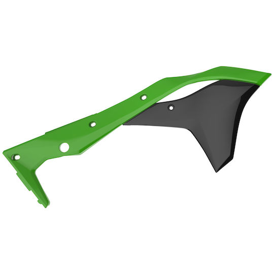 Polisport Protecție radiator motocicletă Kawasaki KX Verde