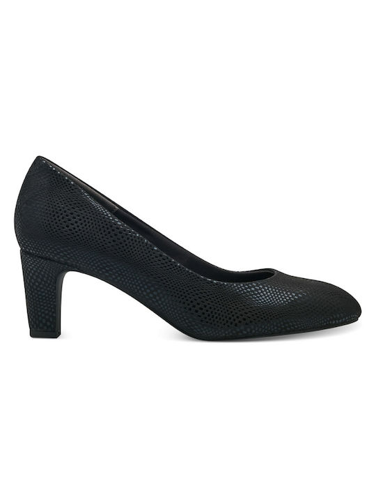 Tamaris Black Medium Heels