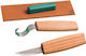 BeaverCraft Left Handed Spoon Carving Σετ Κοπίδια Left-Handed Spoon Carving Set Ξυλογλυπτικής 2τμχ