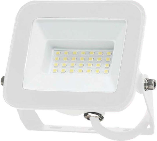 V-TAC Στεγανός Προβολέας LED 30W Ψυχρό Λευκό 6500K IP65