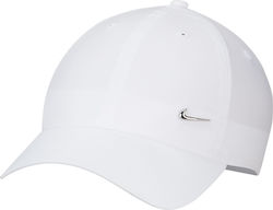 Nike Dri-Fit Club Metal Logo Jockey Λευκό FB5372-100