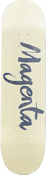 Magenta 7.75" Skateboard Shortboard Beige