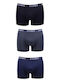 Uomo Herren Boxershorts Mehrfarbig 3Packung