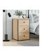 Wooden Bedside Table 40x36x60cm