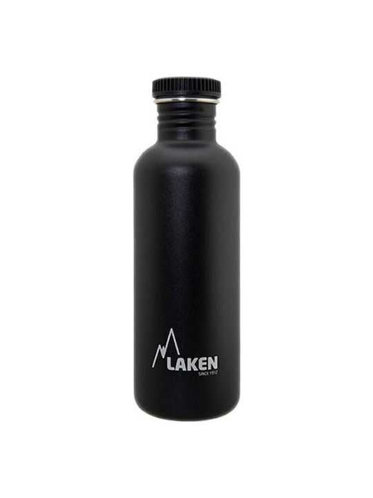 Laken Aluminum Water Bottle 750ml Black