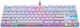 Motospeed CK101 Gaming Mechanical Keyboard Tenkeyless with Outemu Red switches and RGB lighting (English US) White