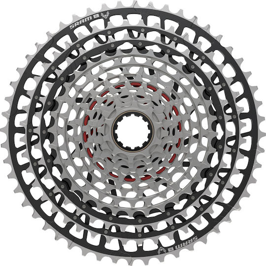 Sram Κασέτα Ποδηλάτου MTB 12 Ταχυτήτων με 52 Δόντια