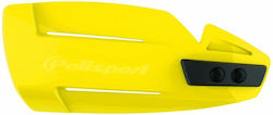 Polisport Motorcycle Protective Hand Guards in Yellow Colour