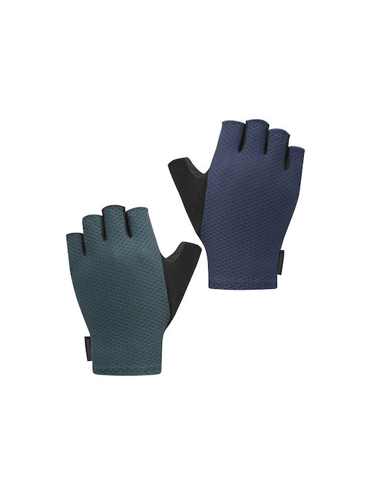 Shimano Half Finger Cycling Gloves Adults Blue