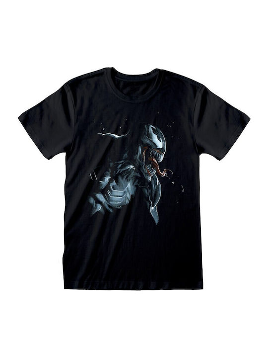 Marvel Venom T-shirt Μαύρο Βαμβακερό