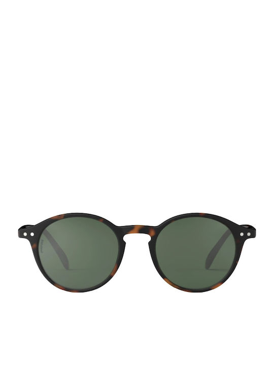 Izipizi D Sun Unisex Sunglasses with Brown Tartaruga Plastic Frame and Polarized Lens