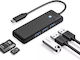 Orico Hub 3 Θυρών USB 3.0 με σύνδεση USB-C