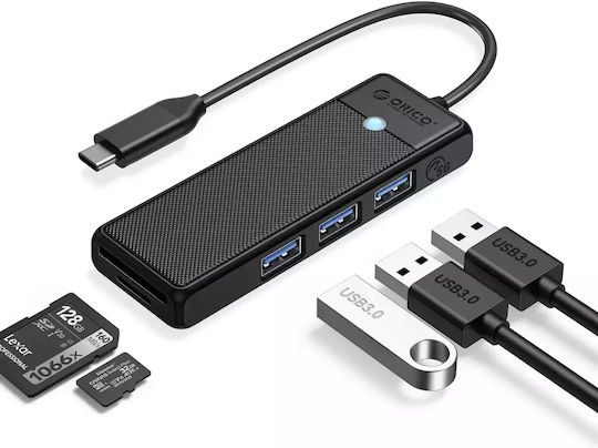 Orico Hub 3 Θυρών USB 3.0 με σύνδεση USB-C