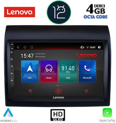 Lenovo Sistem Audio Auto pentru Peugeot Boxer Fiat Ducato Citroen Pulover 2006-2021 (Bluetooth/USB/AUX/WiFi/GPS/Apple-Carplay) cu Ecran Tactil 9"