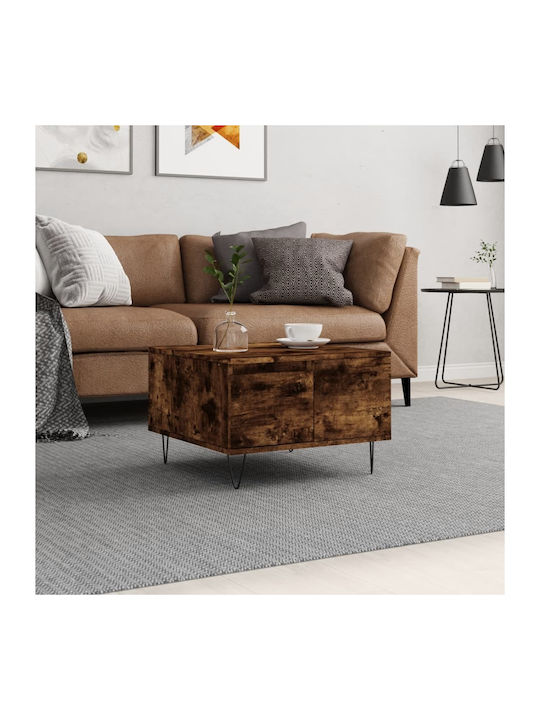 Quadratischer Beistelltisch aus Holz mit Schubl...