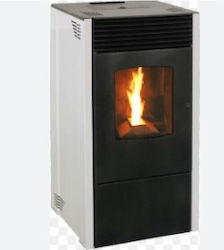 Warmtek Aria 8 Σόμπα Pellet Αερόθερμη 9.2kW Λευκή