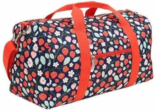 A Little Lovely Company Weekend Bag Сак Вояж 26лт Ягоди Текстилен Д46xШ22.5xВ25см.