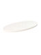 vidaXL Oval Table Surface made of Solid Wood in White Color 80x40x2.5cm 824321 1pcs