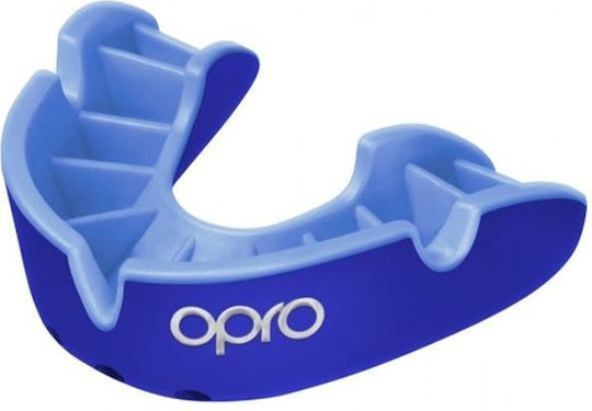 Opro 102502 Schutz Mundschutz Junior Blau mit Etui