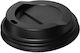 Capac Capacul Sip Lid Pahare De Hârtie 4oz 62mm Negru 200 Buc