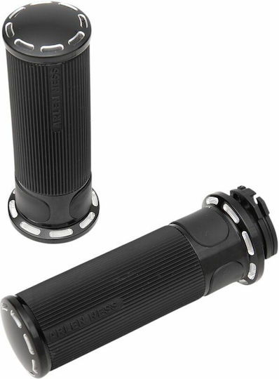 Arlen Ness Motorcycle Handlebars in Black color
