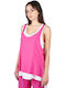 Zoya Women's Summer Blouse Sleeveless Fuchsia