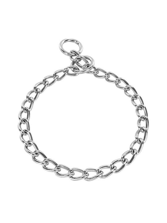 Sprenger Chain 55cm made of chrome-plated steel with small ring of 4mm thickness.