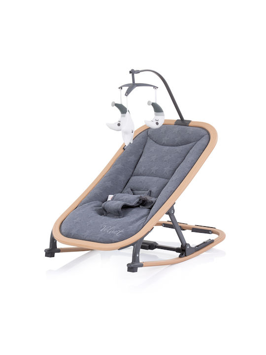 Chipolino Velvet Χειροκίνητο Relax Μωρού Γκρι