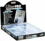 Ultra Pro Game Accessory 9-Pocket Page Platinum 11 Holes 83423 100pcs